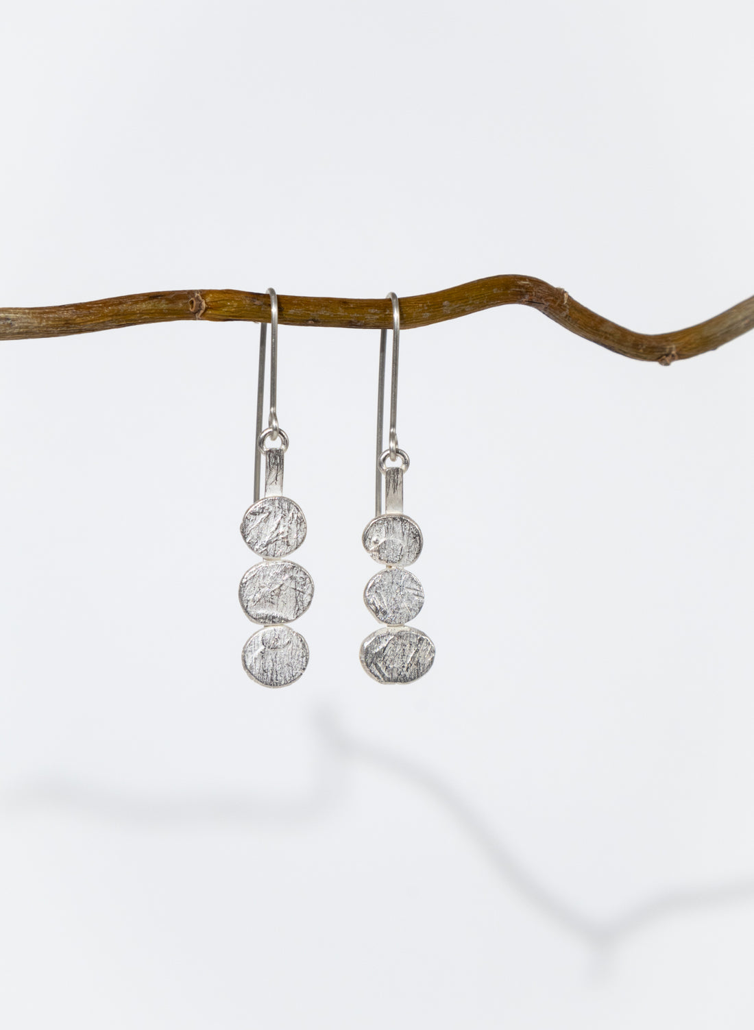 3 Dot Drop Earrings