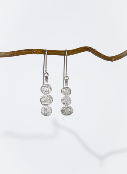 3 Dot Drop Earrings