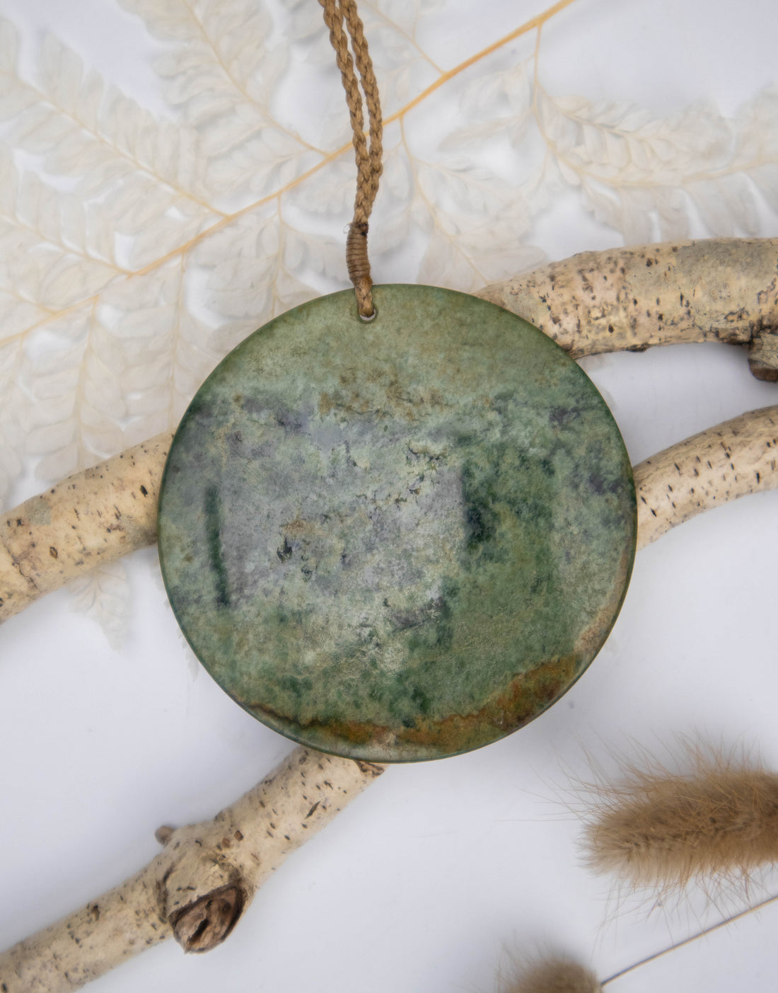 Pounamu Disc Pendant
