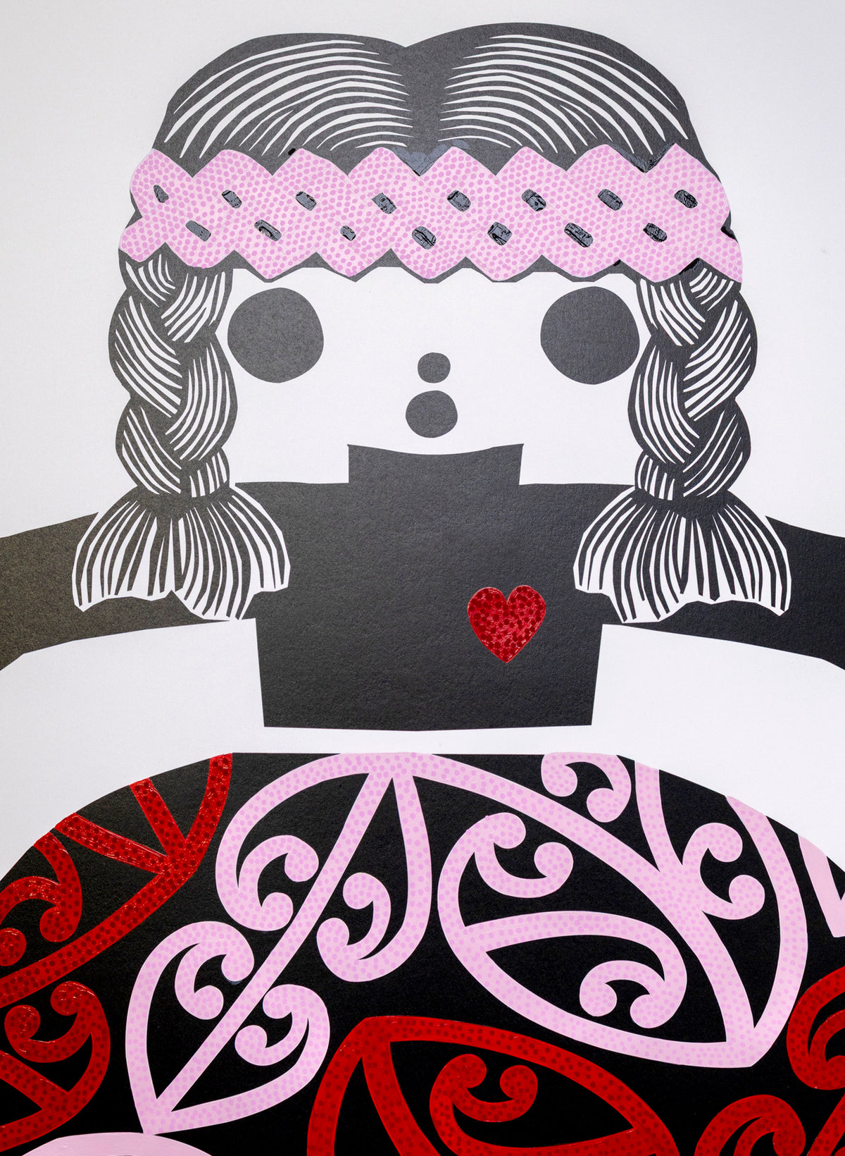 Little Ruby Red Heart - Original