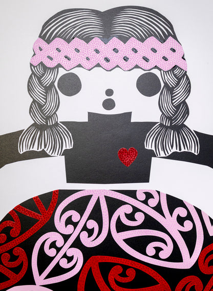 Little Ruby Red Heart - Original