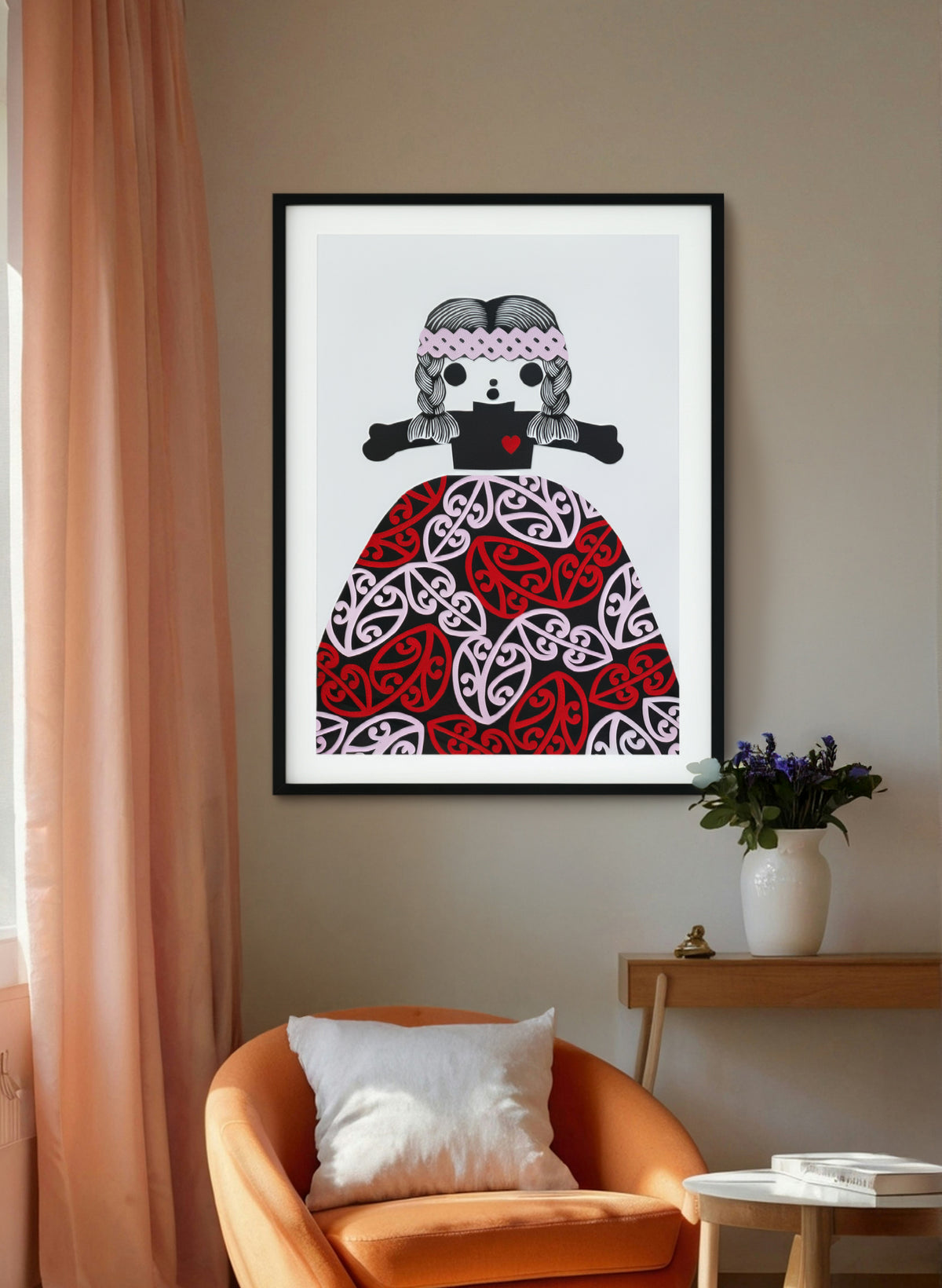 Little Ruby Red Heart - Original