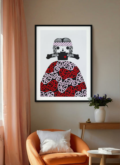 Little Ruby Red Heart - Original