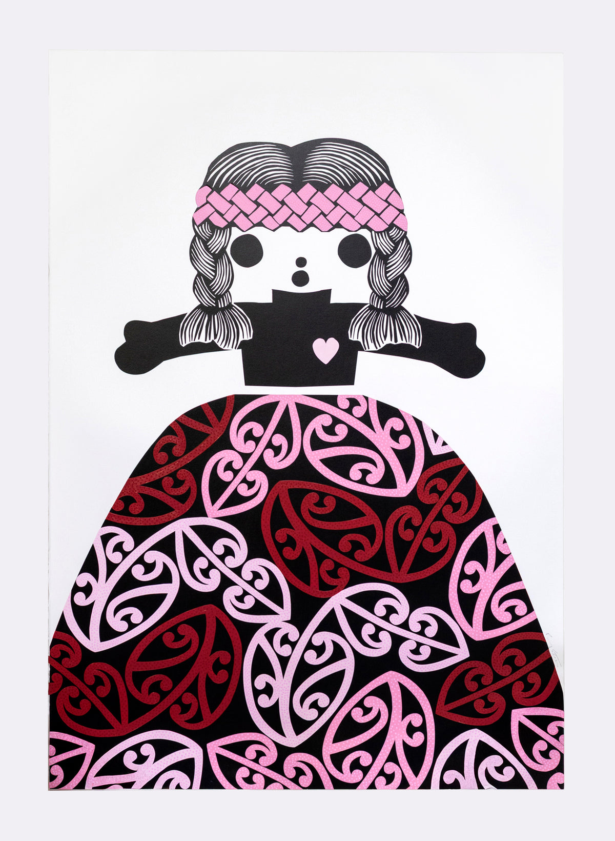 Little Rose Clare Heart - Original