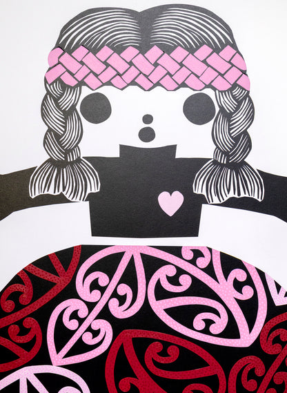 Little Rose Clare Heart - Original
