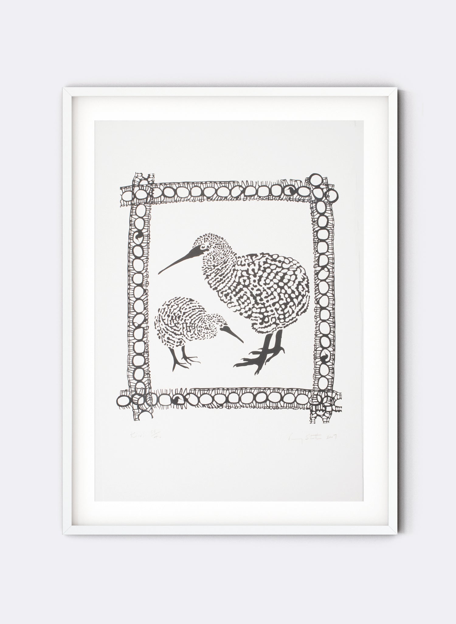 Kiwi | Black - Screen Print