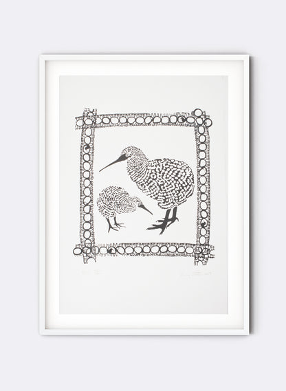Kiwi | Black - Screen Print