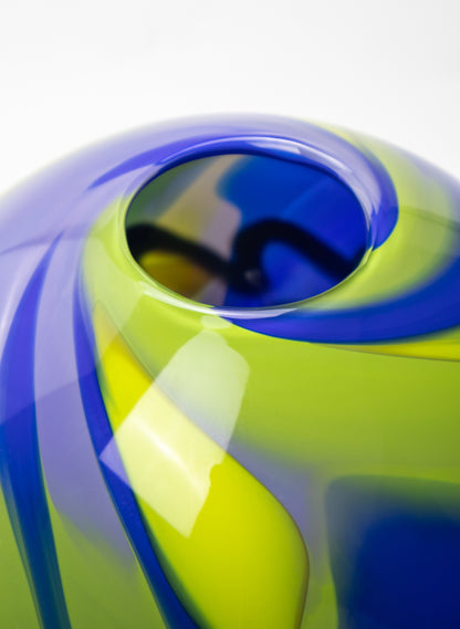 Heart Sphere Glass Vase