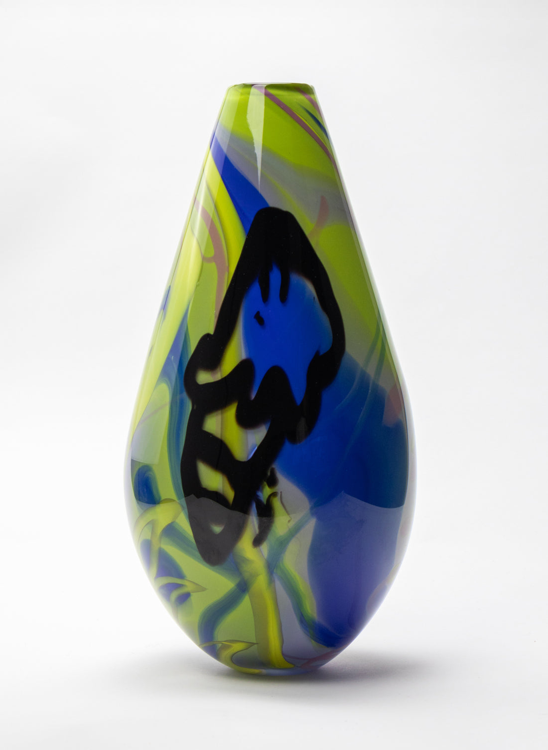 Ice Cream Tears Glass Vase