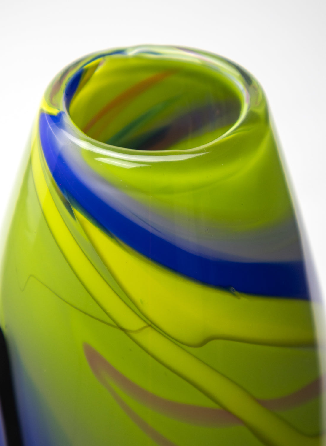 Ice Cream Tears Glass Vase