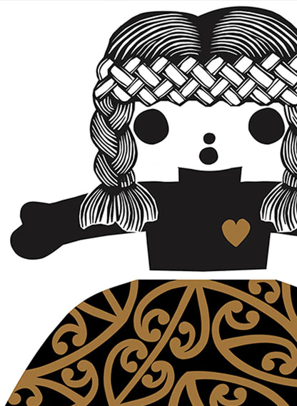 Big Heart | Gold - Screen Print