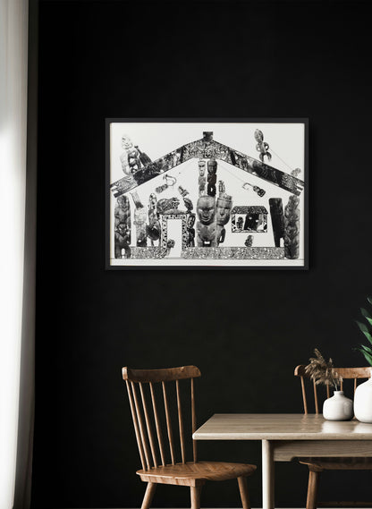 Home Sweet Home  1/1 - Framed Digital Print