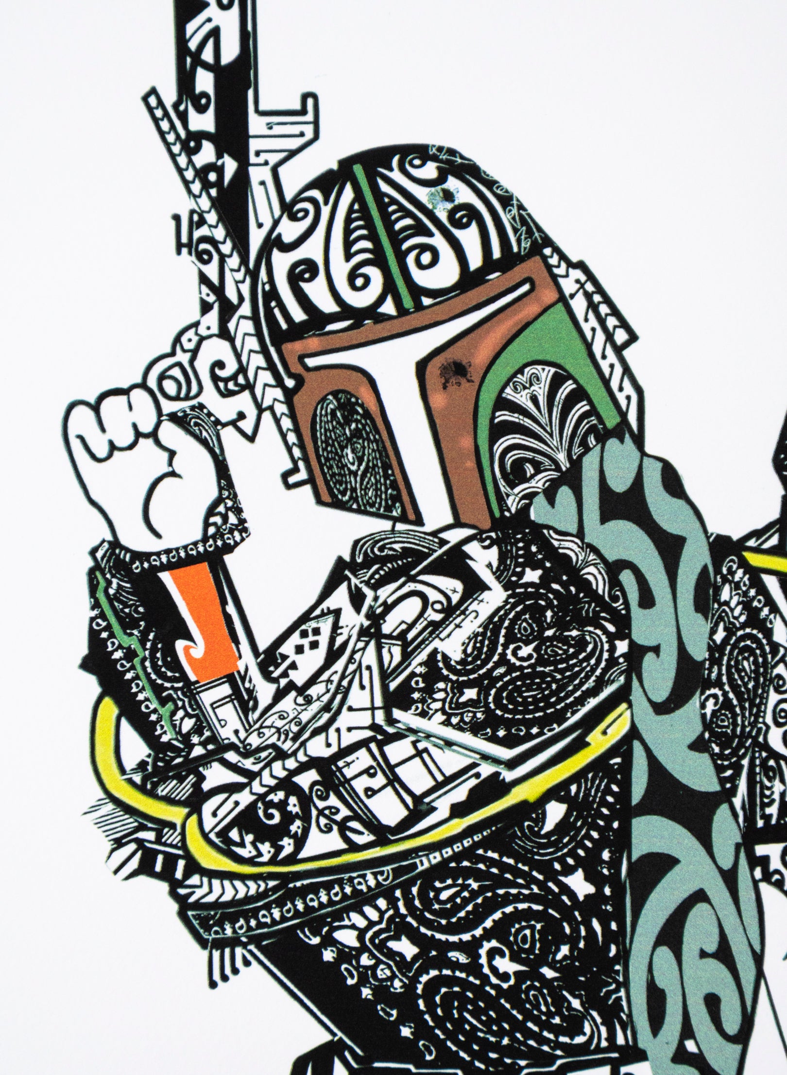 Broba Fett A3 1/40 - Digital Print