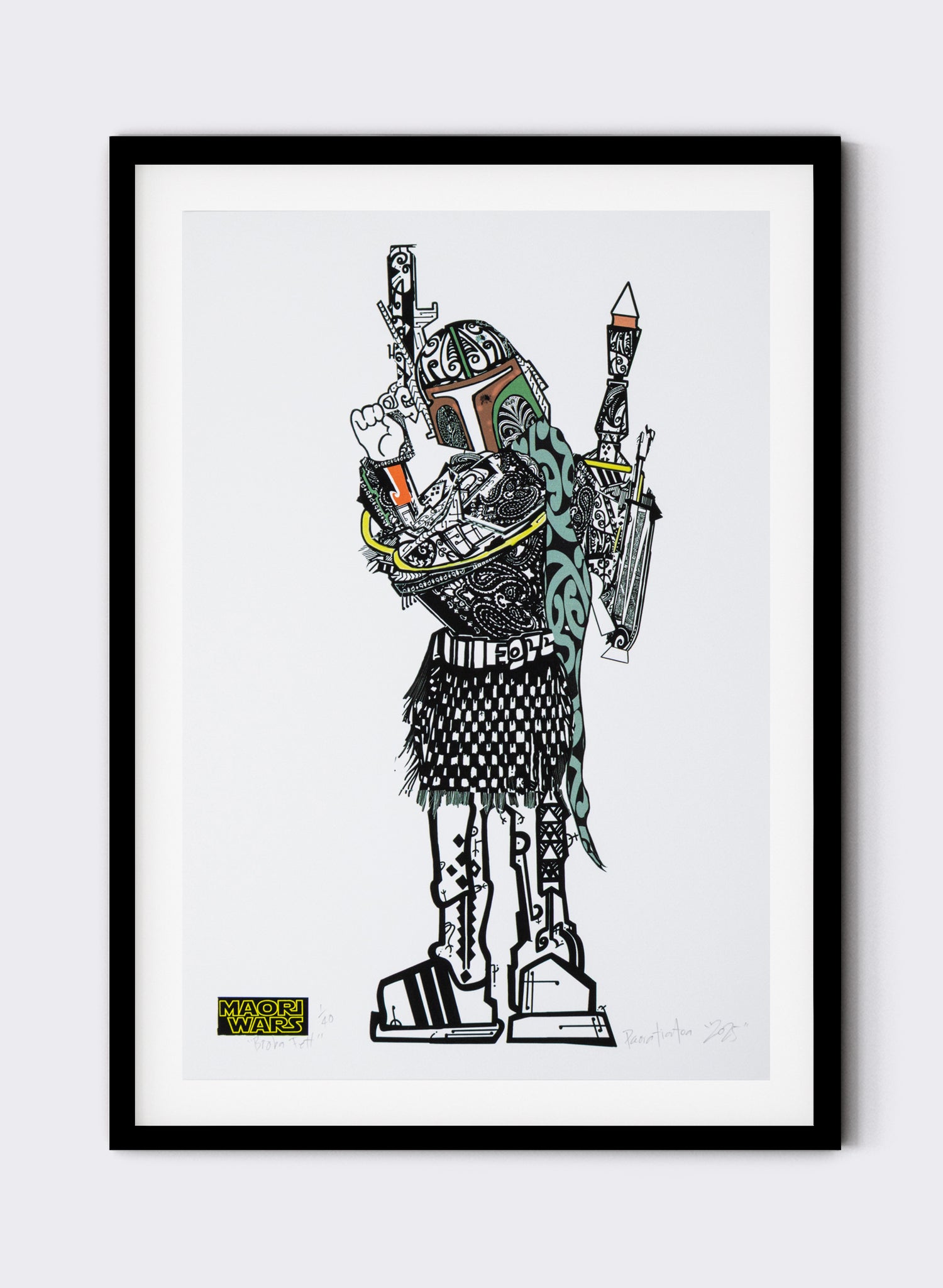 Broba Fett A3 1/40 - Digital Print