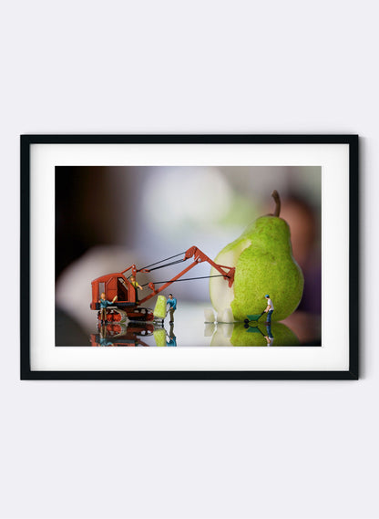 Pear &amp; A Small Team Of Experts - Photographic Print
