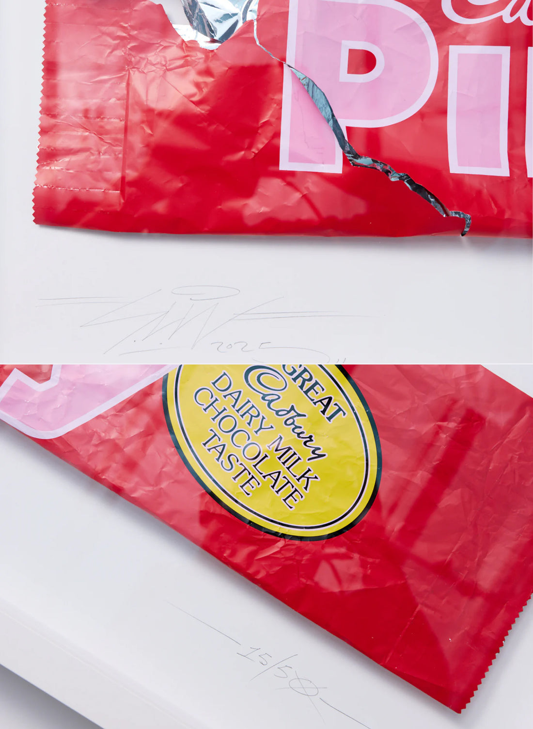 Framed Pinky Wrapper - White Frame