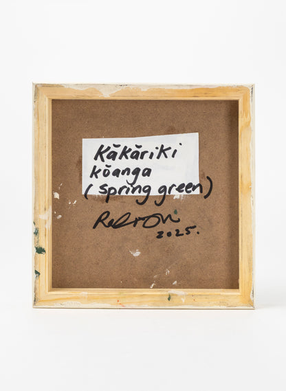 Kākāriki Kōanga (Spring Green)  - Original Painting