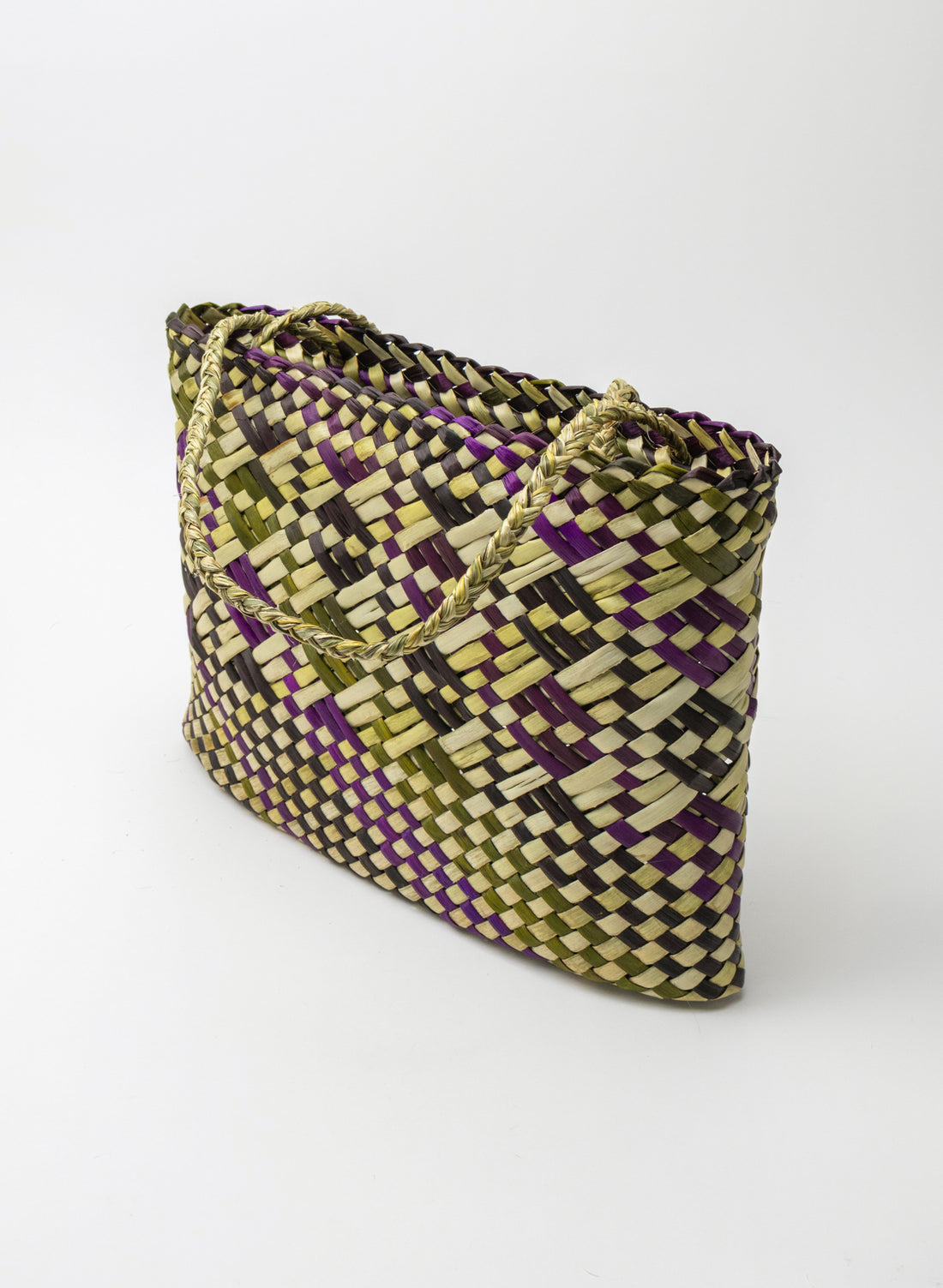 Kete - Purple, Green, Black and Natural