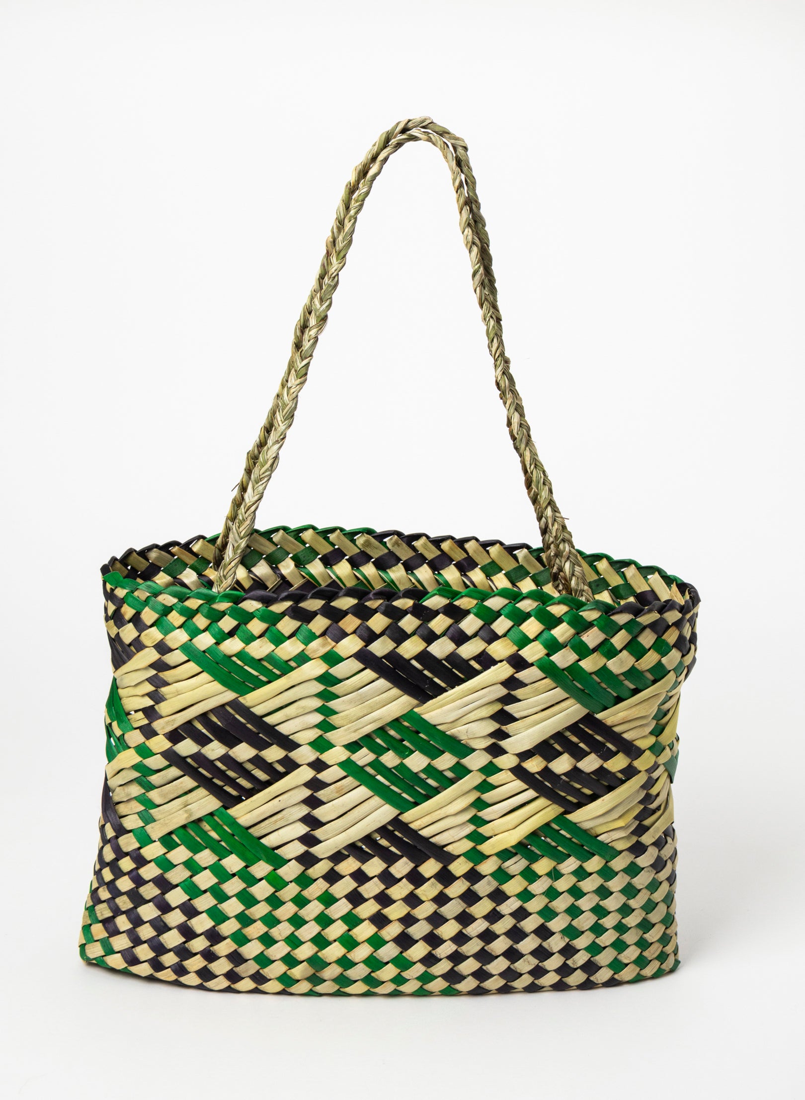 Kete - Purple, Green and Natural