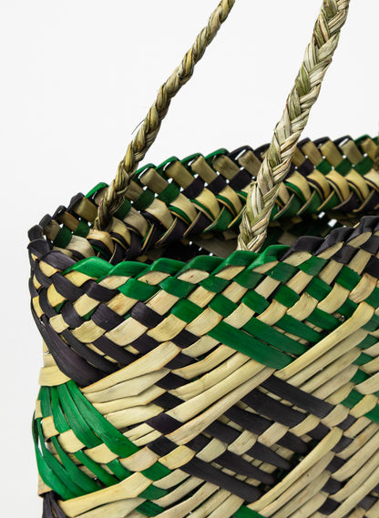Kete - Purple, Green and Natural