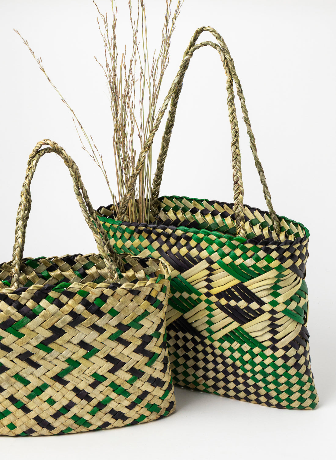 Kete - Purple, Green and Natural