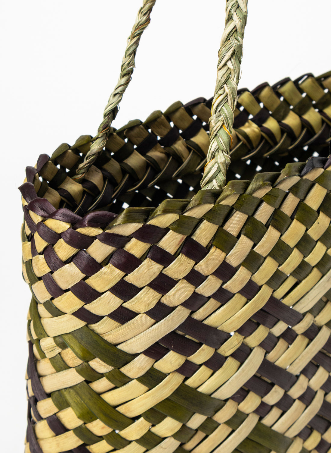 Kete - Purple, Green and Natural