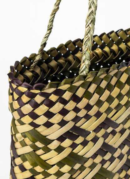 Kete - Purple, Green and Natural