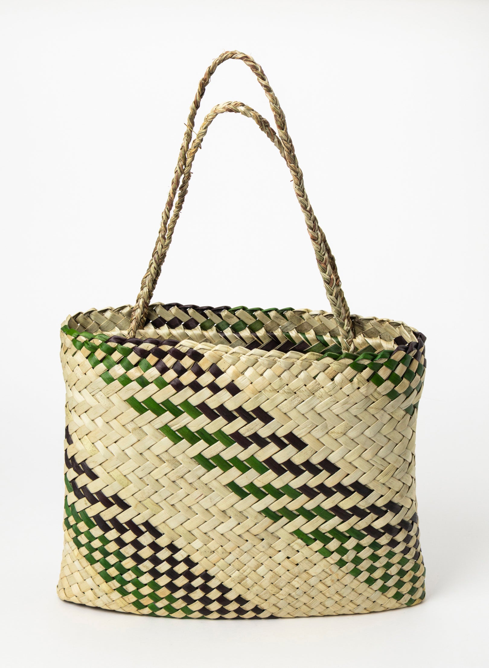 Kete - Purple, Green and Natural