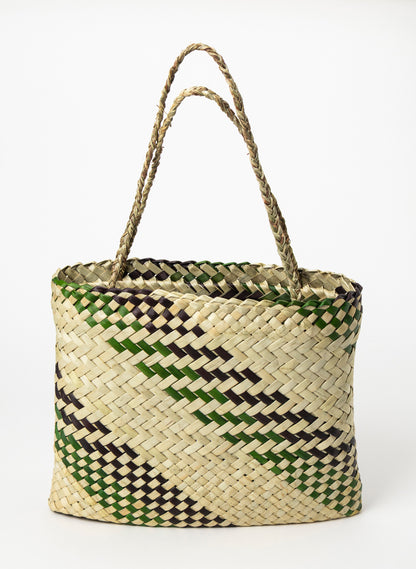 Kete - Purple, Green and Natural
