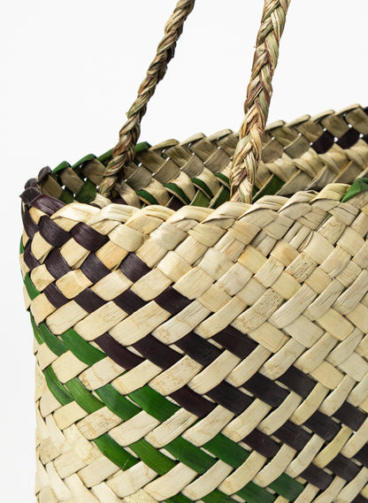 Kete - Purple, Green and Natural