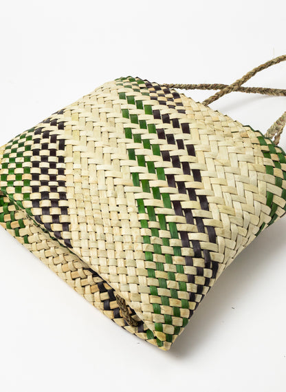 Kete - Purple, Green and Natural
