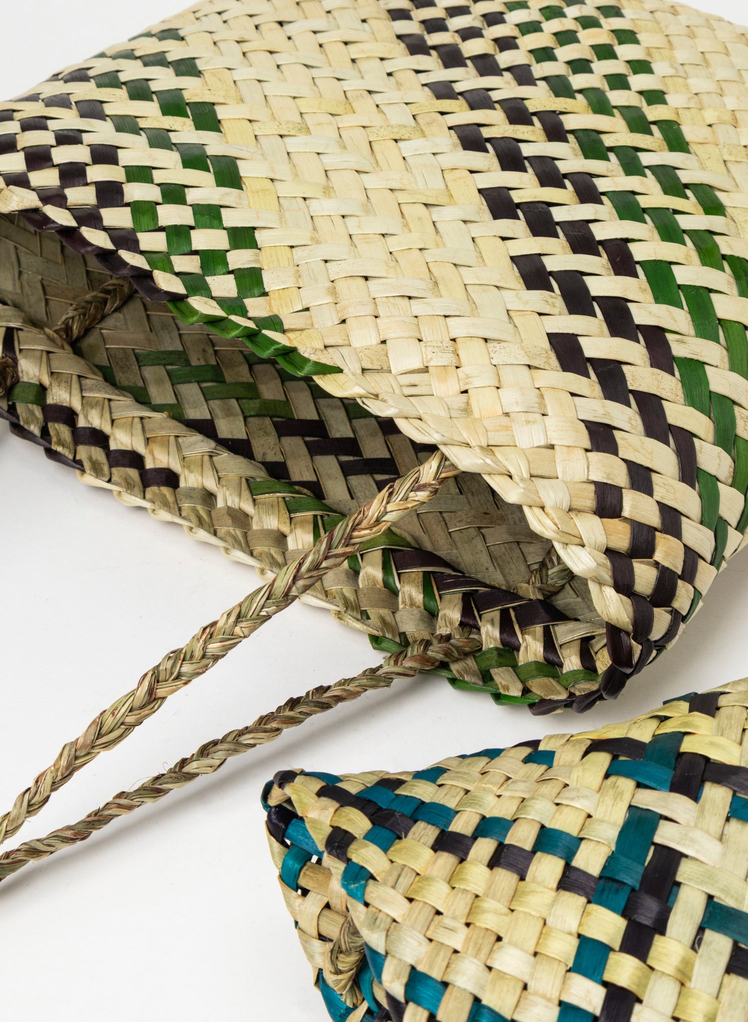Kete - Purple, Green and Natural