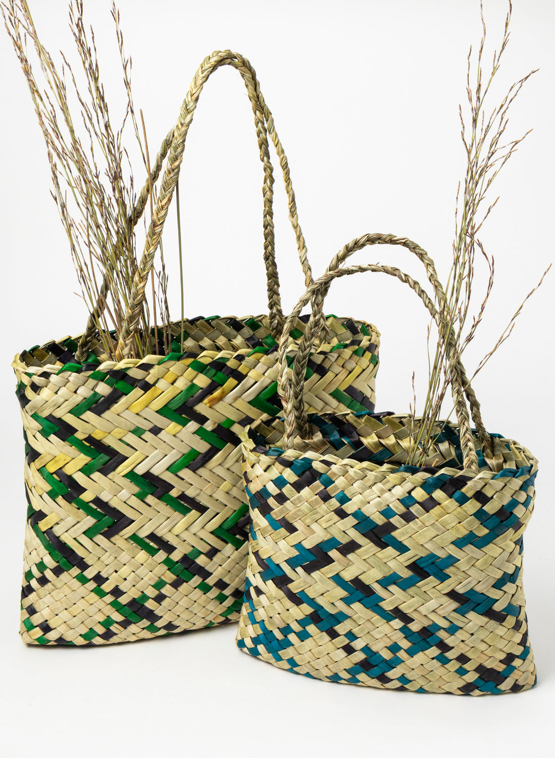 Kete - Green, Black and Natural