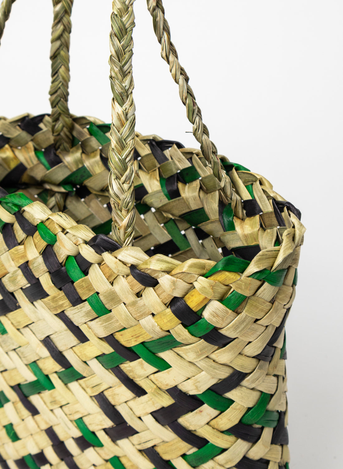 Kete - Purple, Green and Natural