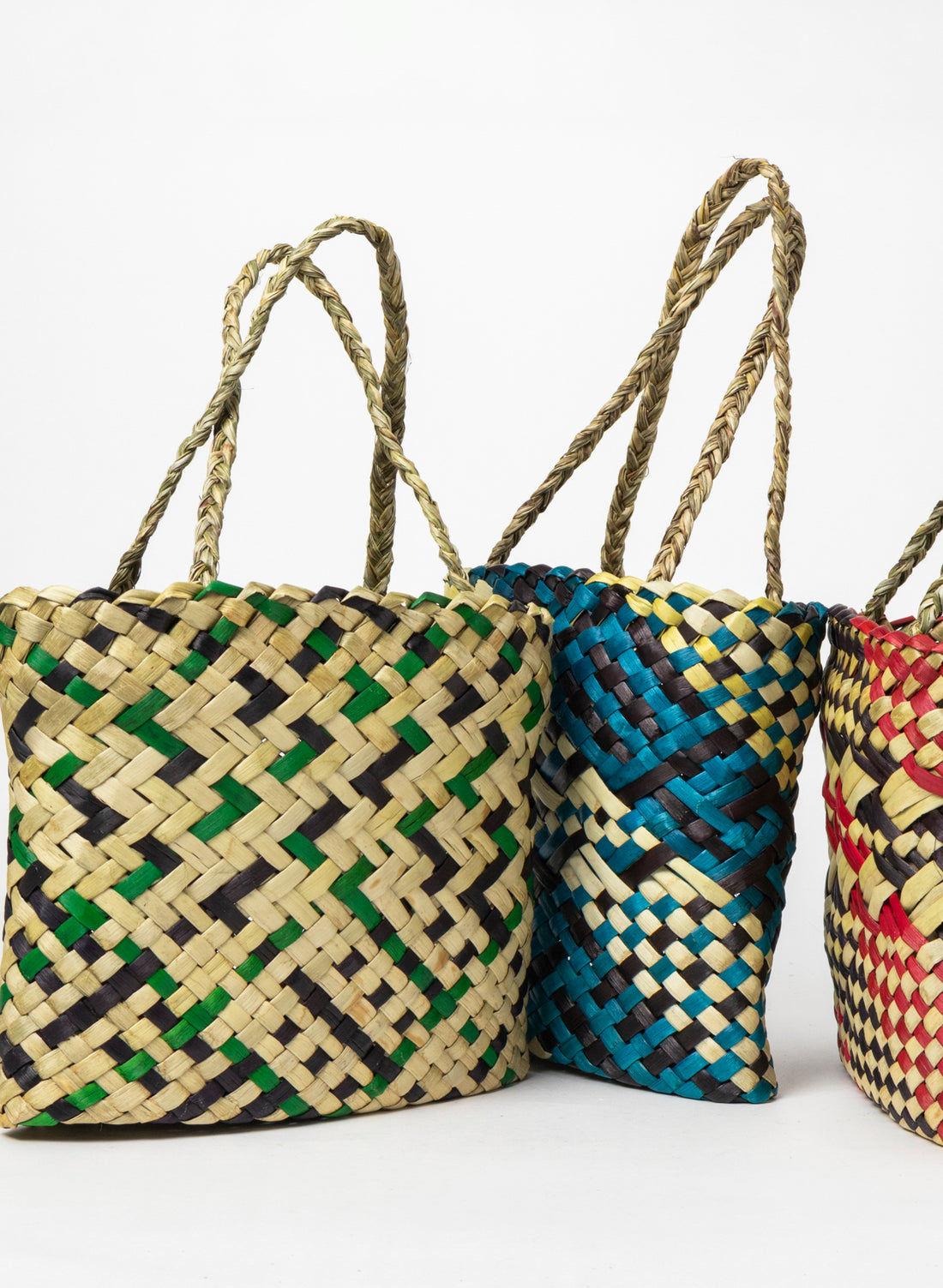Kete - Purple, Green and Natural