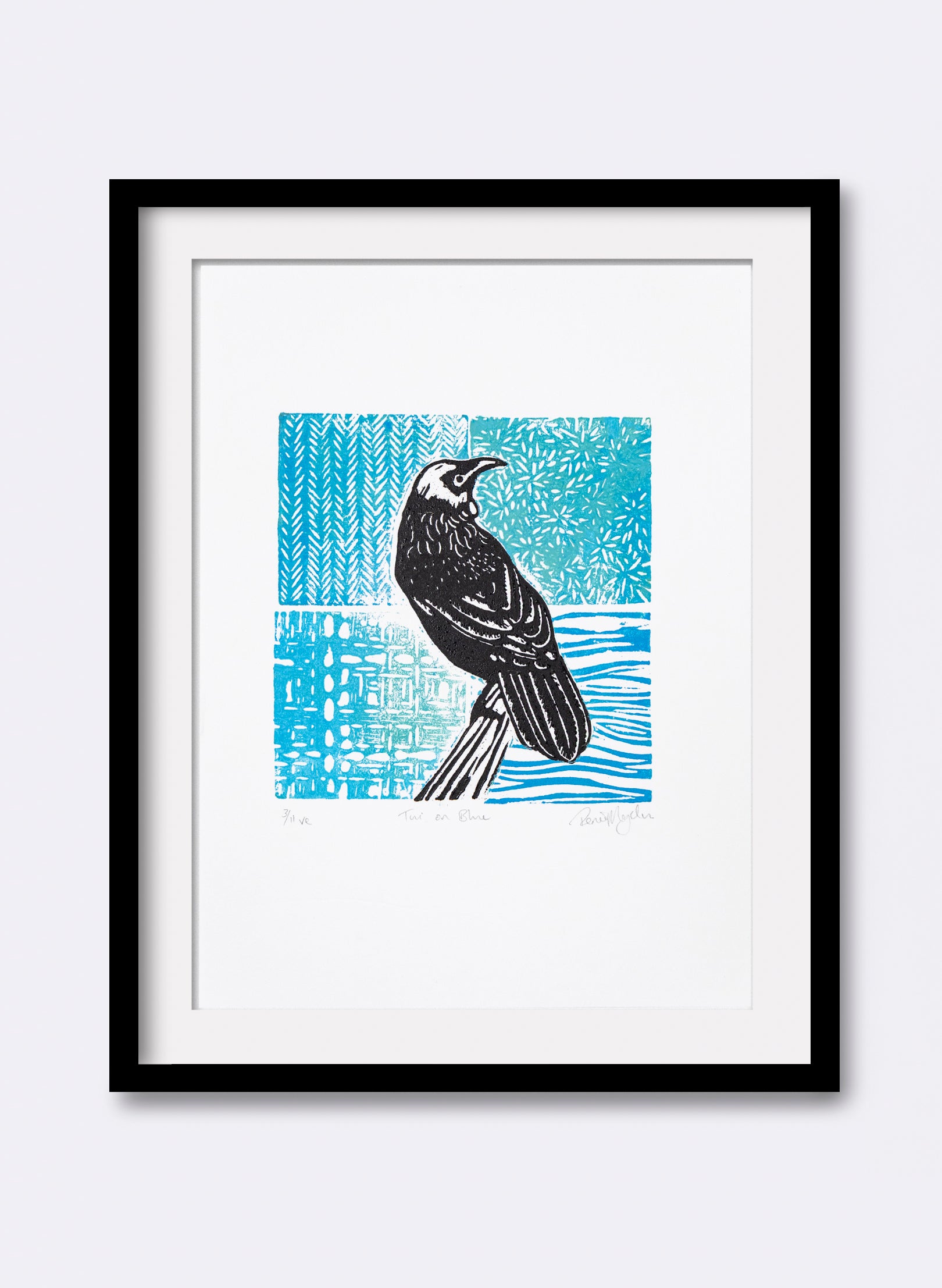 Tūī On Blue  3/11