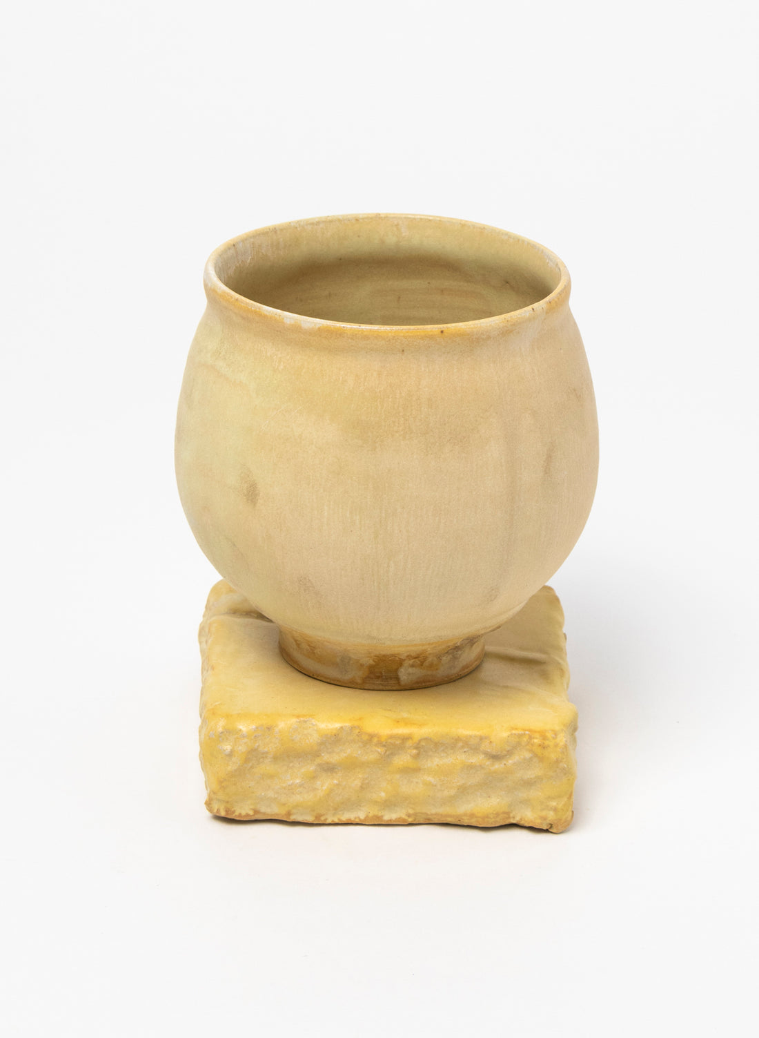 Ceramic Cup on Pedestal 