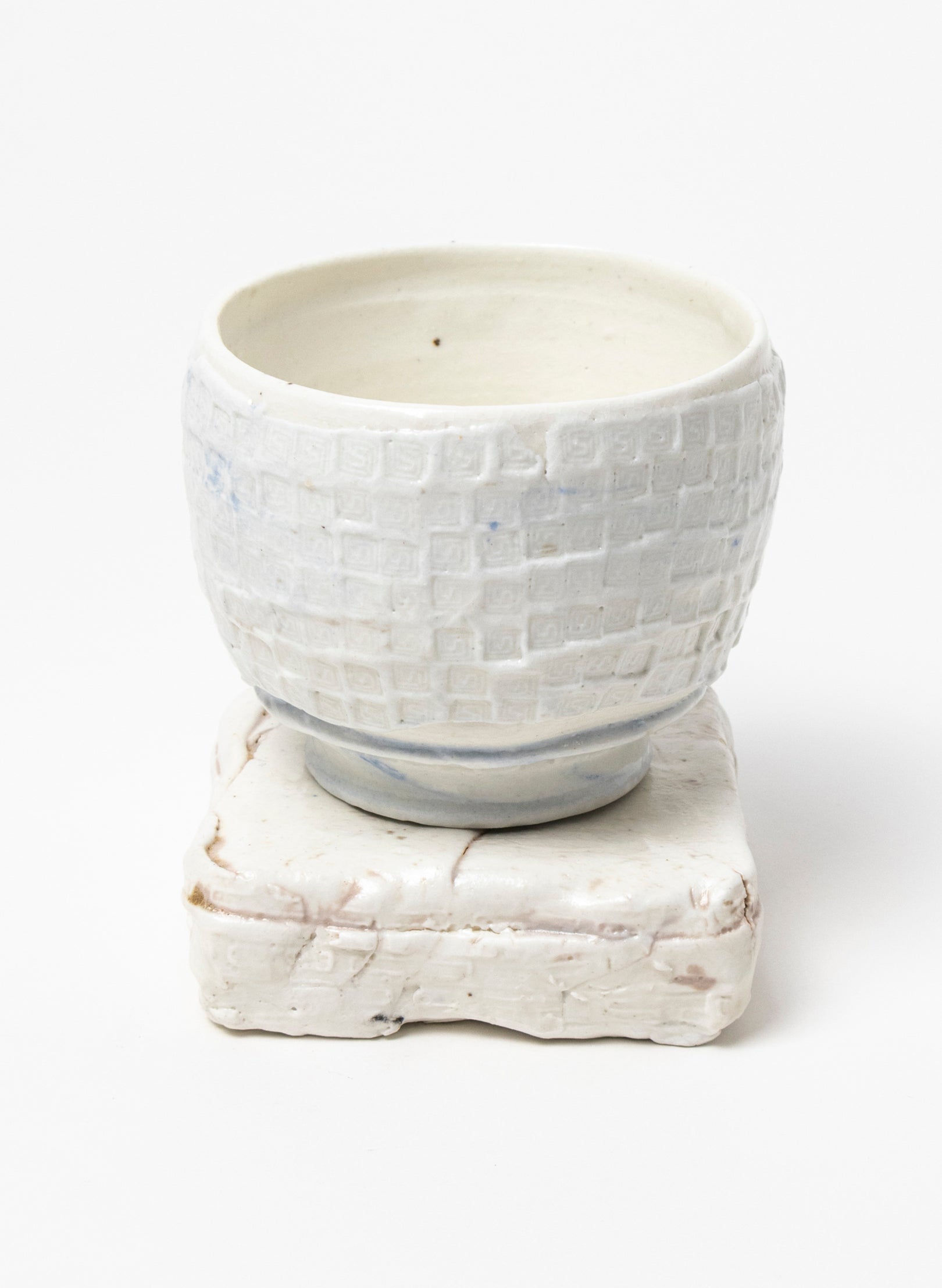Ceramic Cup on Pedestal 