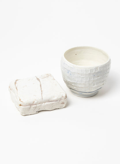 Ceramic Cup on Pedestal 