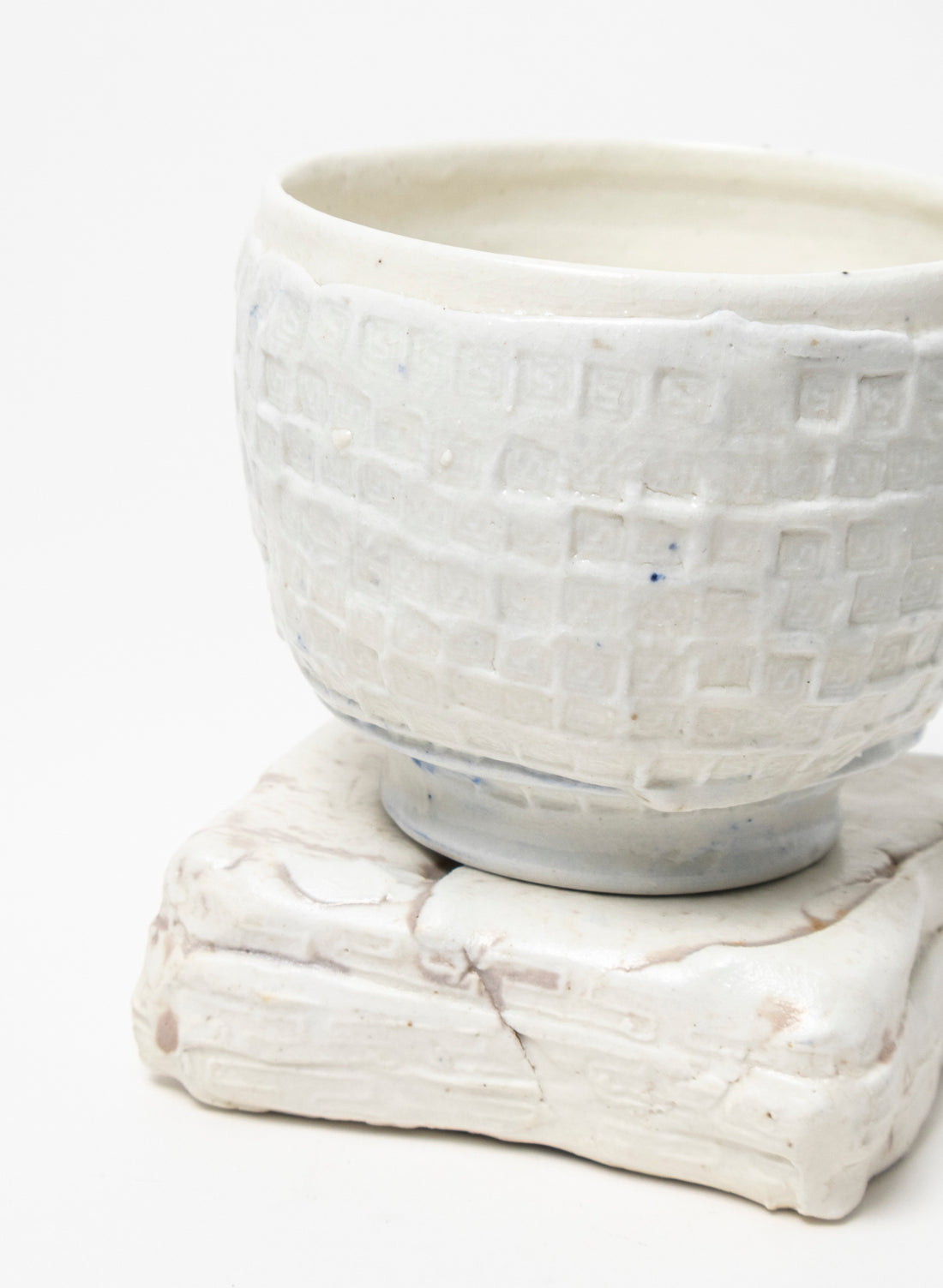 Ceramic Cup on Pedestal 