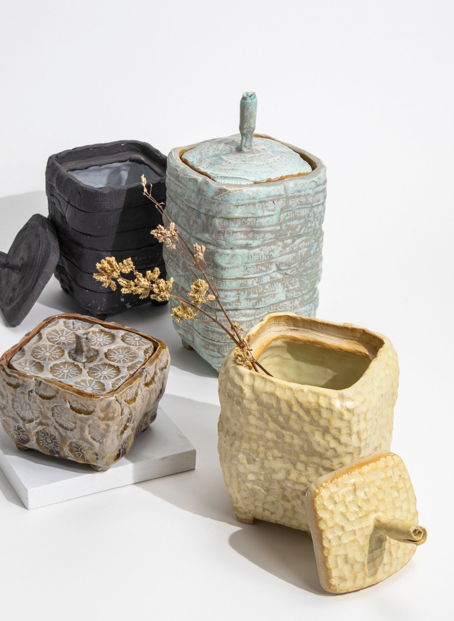Tall Lidded Vessel 