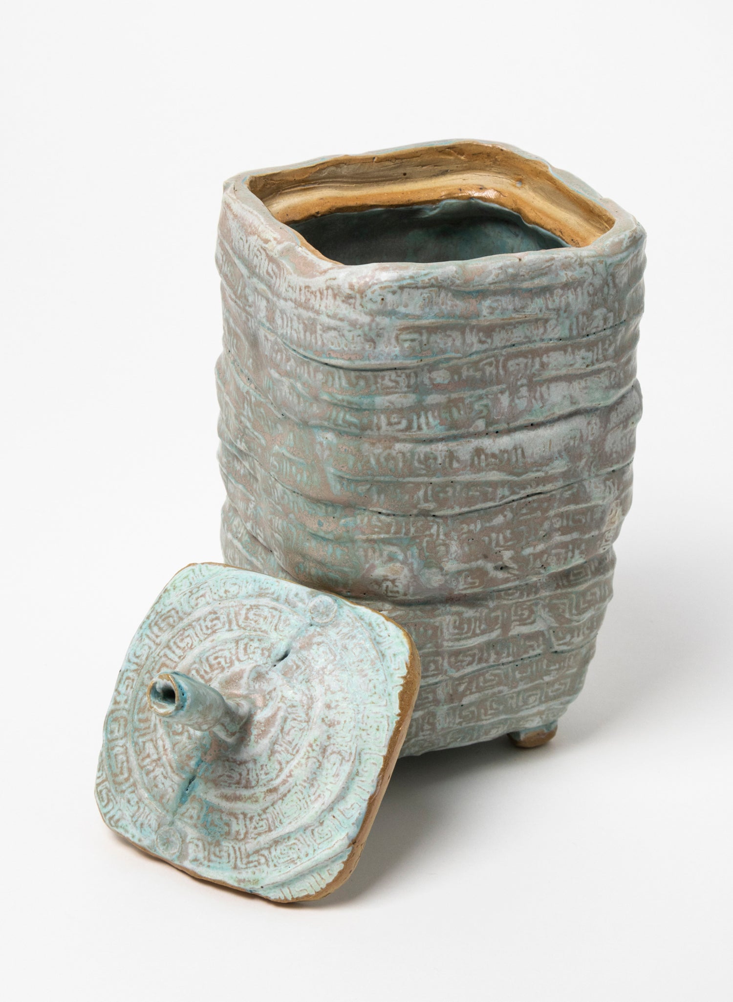 Tall Lidded Vessel 
