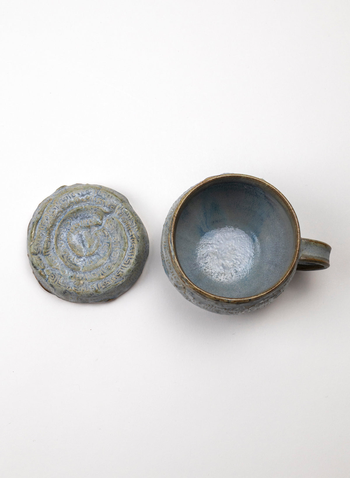 Ceramic Cup on Pedestal
