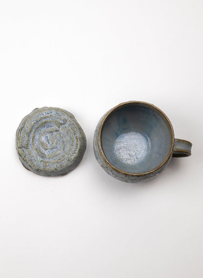 Ceramic Cup on Pedestal