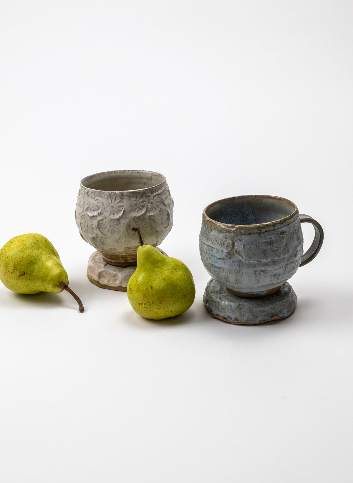 Ceramic Cup on Pedestal
