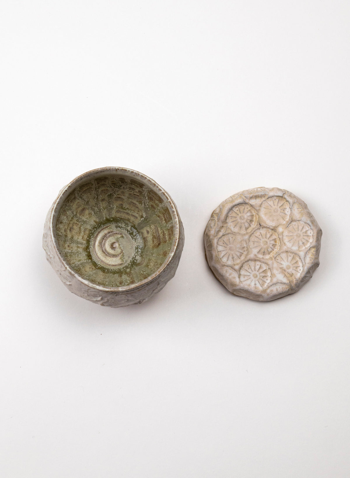 Ceramic Cup on Pedestal