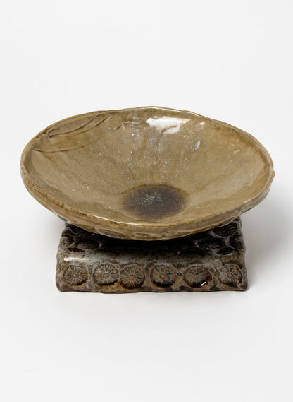 Serving Bowl on Pedestal 