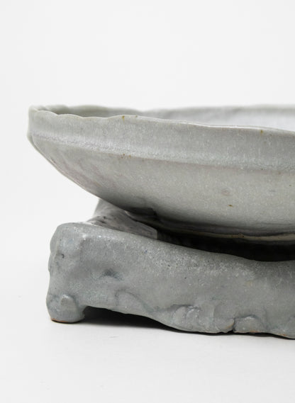 Serving Bowl on Pedestal 