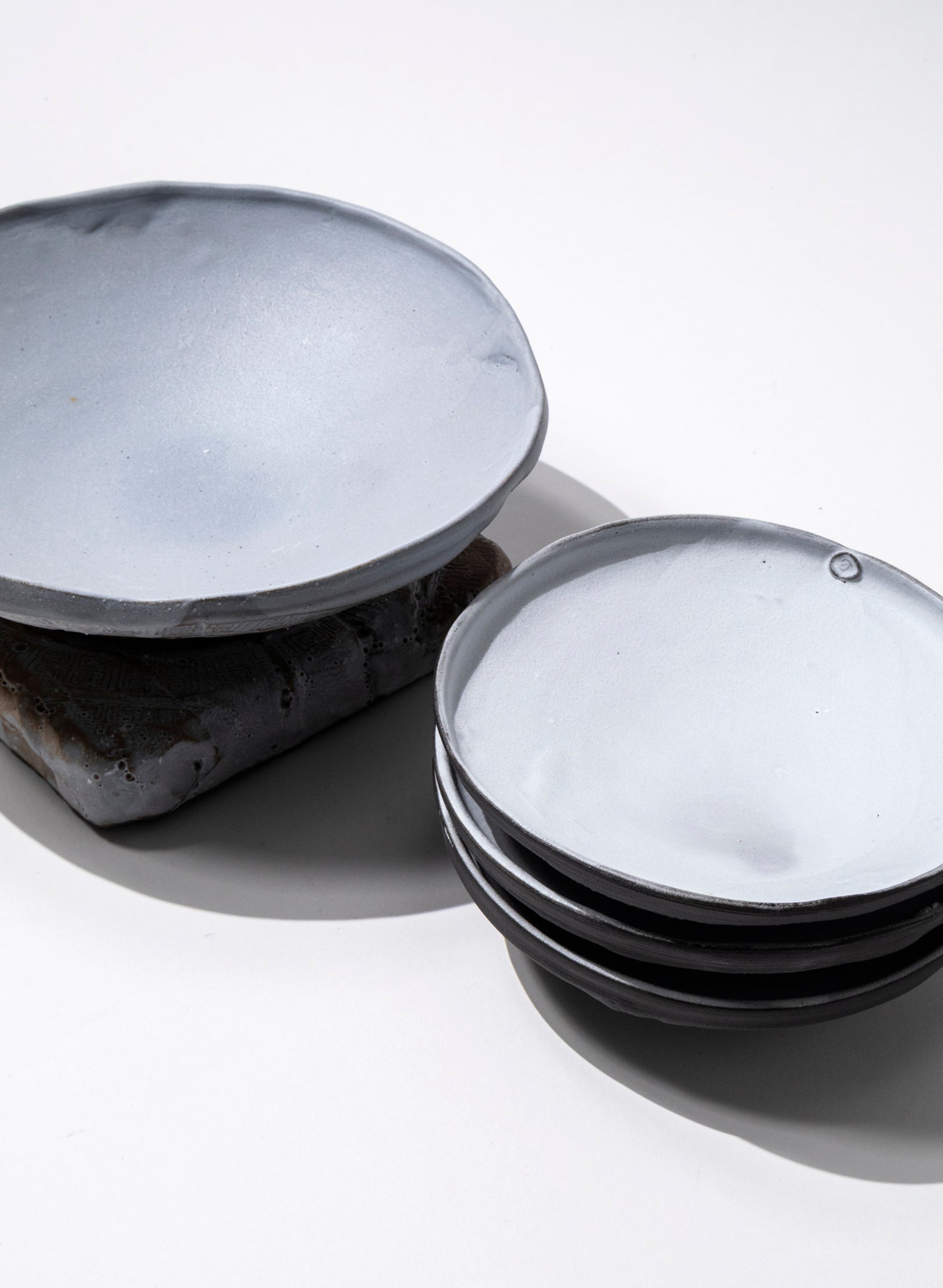 Serving Bowl on Pedestal 