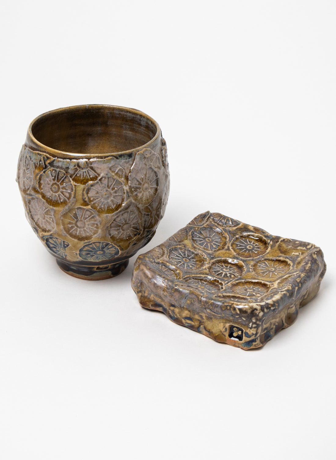 Ceramic Cup on Pedestal 